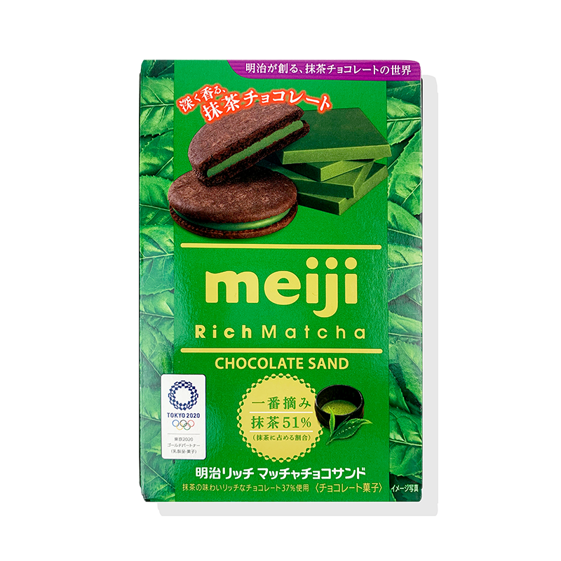 MEIJI GREEN TEA BISCUIT
